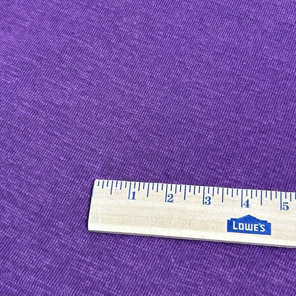 Anthropologie Pilcro Raglan Ruffled Thermal Top Purple Size Small Preppy Office - Picture 8 of 16